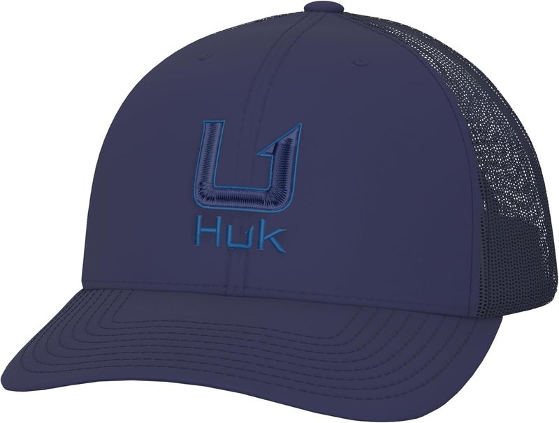 HUK Store Mens Trucker Hat, Anti-Glare Snapback Fishing Hat for Men - Image 1
